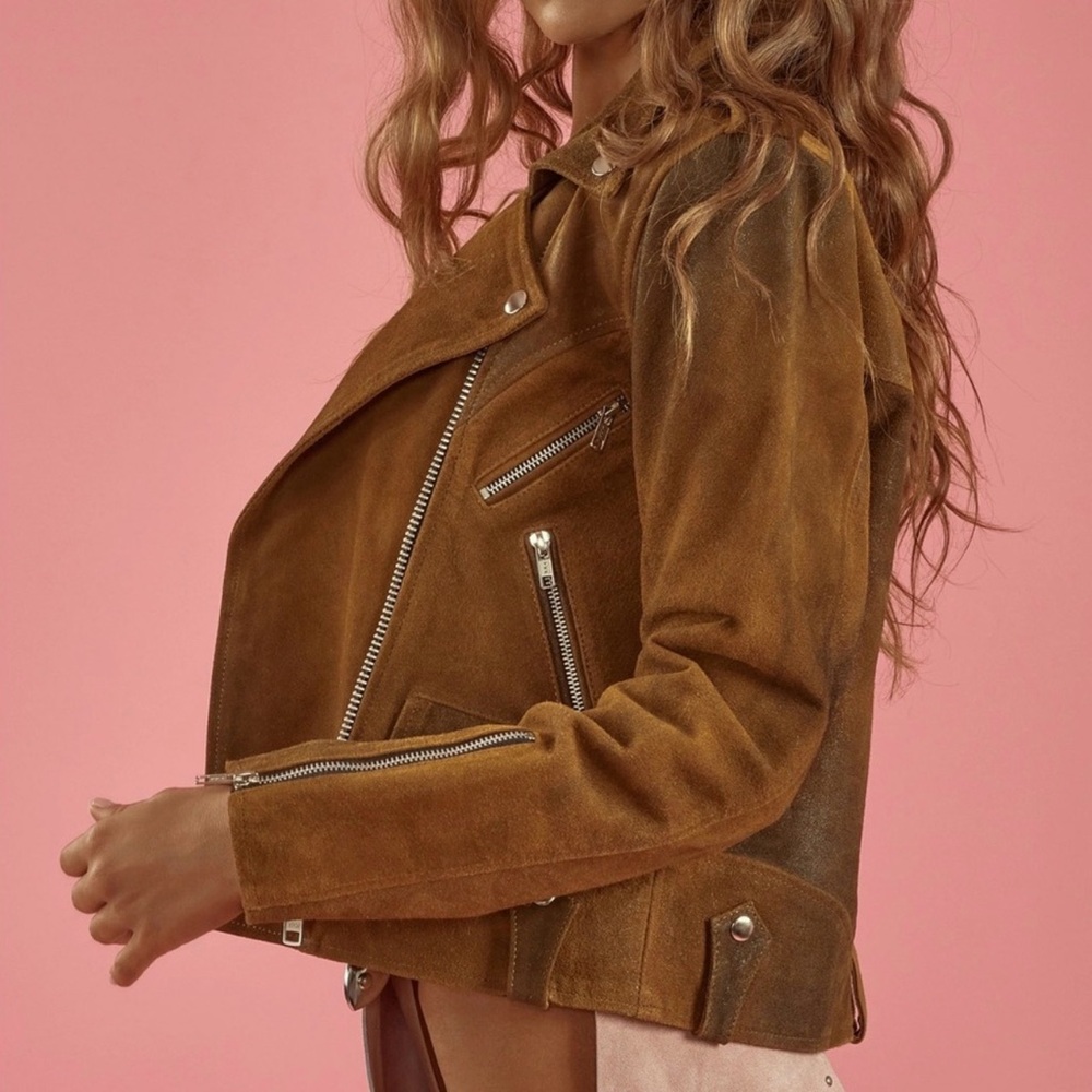 Understated Leather Jacket - image 2